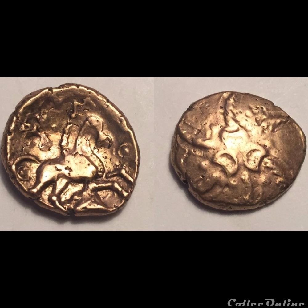 Addedomaros Gold Stater. Six Arm Spiral 3 coin ancient celtic addedomaros gold stater six arm spiral