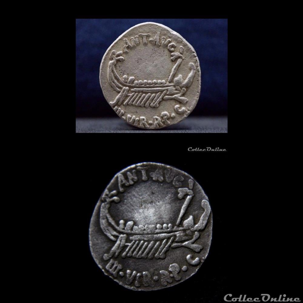 ancient roman fake faux mark antony same casting used as previous coin