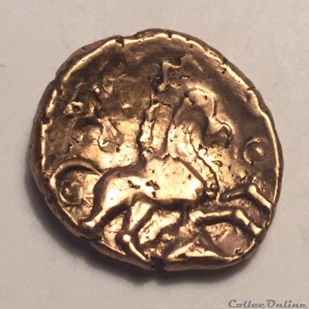 Addedomaros Gold Stater. Six Arm Spiral coin ancient celtic addedomaros gold stater six arm spiral