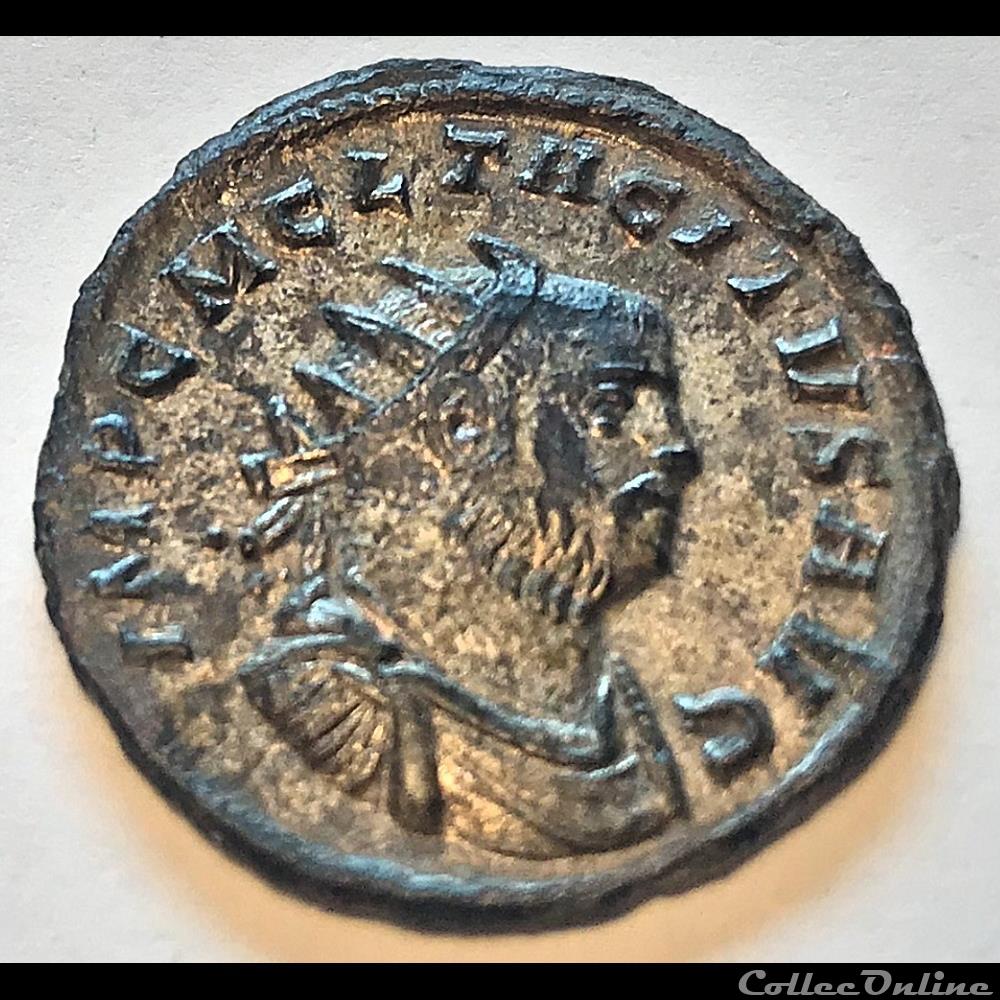 coin ancient roman tacitus a d 276 ae antoninianus originally from the langtoft hoard uk