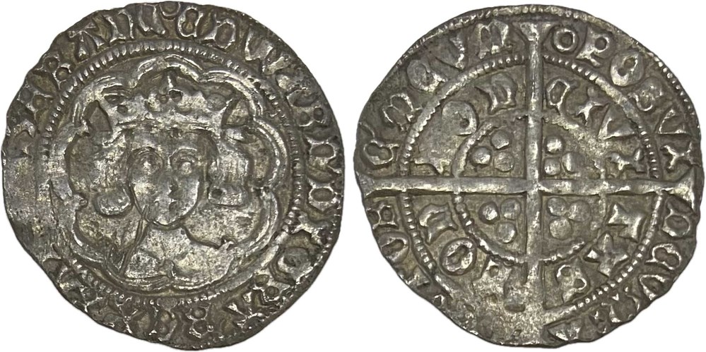 Angleterre - Londres 1472-1473 gros (groat) au nom d'Edouard IV monnaies europe medievale royaume angleterre londres 1472 1473 gros groat au nom edouard iv