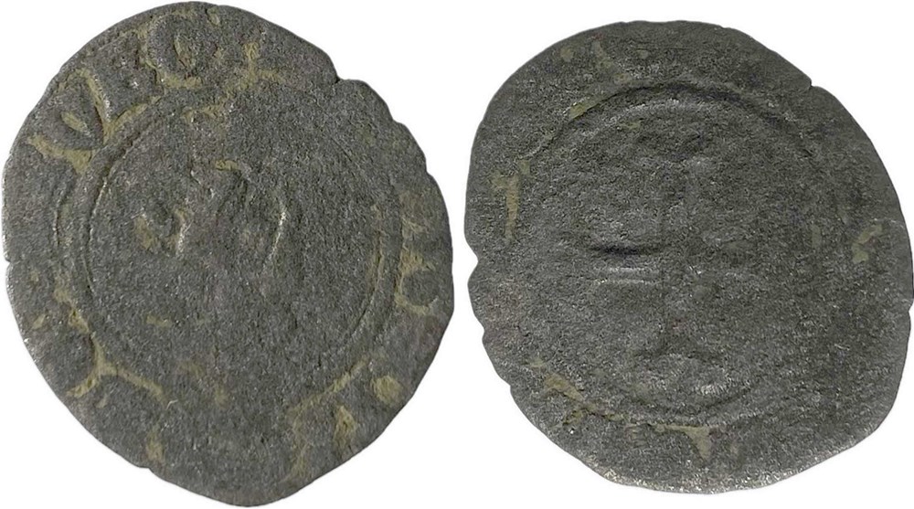 monnaies europe medievale france feodales auxonne 1425 engrogne au lion couronne au nom de philippe le bon