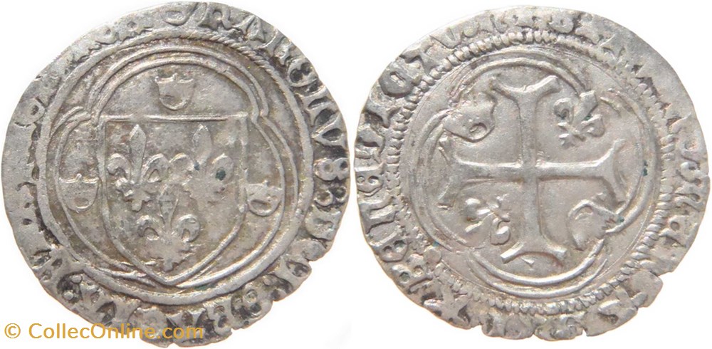 monnaies europe medievale france royales macon 1489 1490 douzain au nom de charles viii variete dei gracia dni emission non officielle