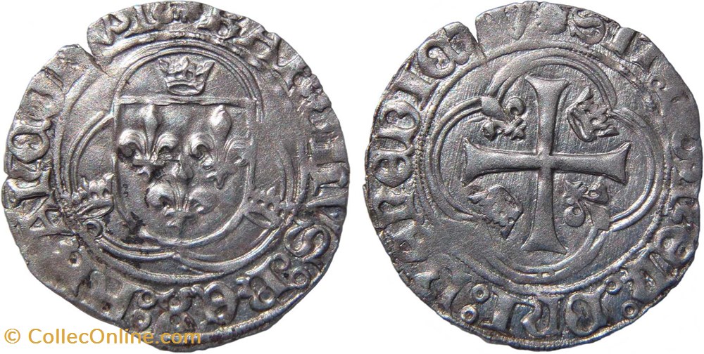 Dijon 1488-04 douzain (blanc aux couronnelles) au nom de Charles VIII monnaies europe medievale france royales dijon 1488 04 douzain blanc aux couronnelles au nom de charles viii