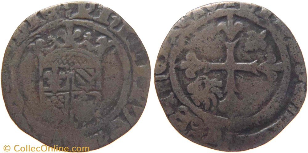 Saint Laurent-lès-Chalon 1420-05 gros variété au nom de Philippe-le-Bon monnaies europe medievale france feodales saint laurent les chalon 1420 05 gros variete au nom de philippe le bon