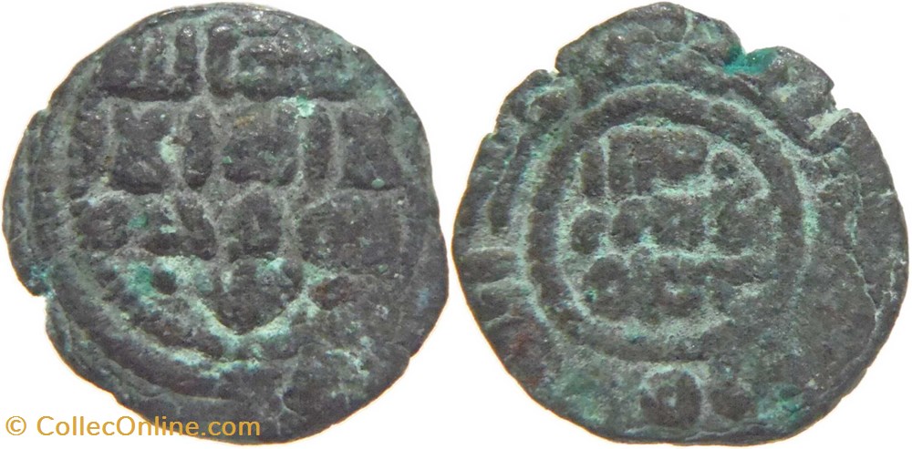 arabo - byzantine petit bonze à identifier monnaies byzantines arabo byzantine petit bonze a identifier