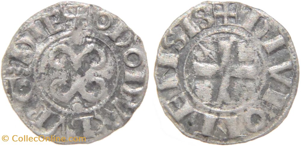 Dijon 1143-1162 denier au nom de Eudes II monnaies europe medievale france feodales dijon 1143 1162 denier au nom de eudes ii