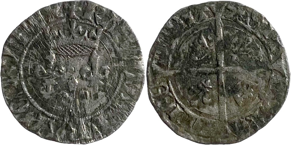Toulouse 1427-09 à 10 blanc dit "florette" 2è émission au nom de Charles VII monnaies europe medievale france royales toulouse 1427 09 a 10 blanc dit florette 2e emission au nom de charles vii