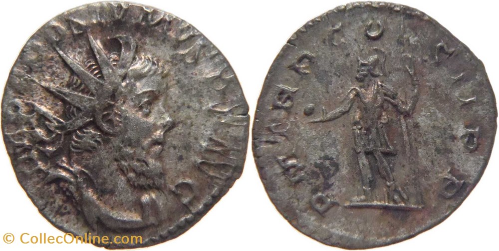 monnaies antiquite av jc romaines republicaines imperiales postume 260 261 antoninien au revers postume frappe a treves