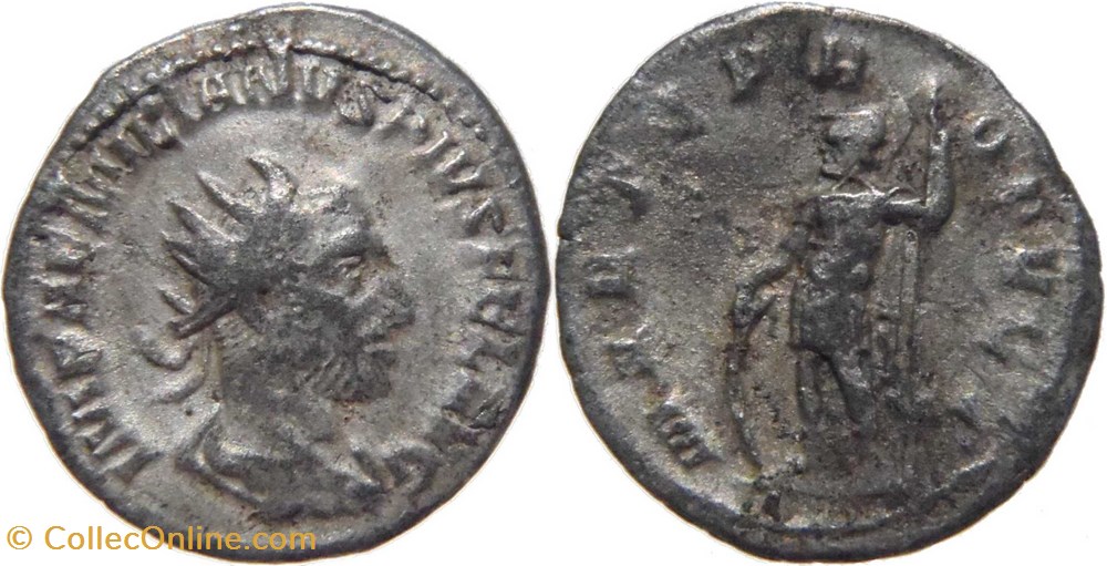 autre romaine 253 (04 à 07) Émilien antoninien au revers Marti frappé à Rome monnaies antiques romaines imperiales et republicaines autre romaine 253 04 a 07 emilien antoninien au revers marti frappe a rome