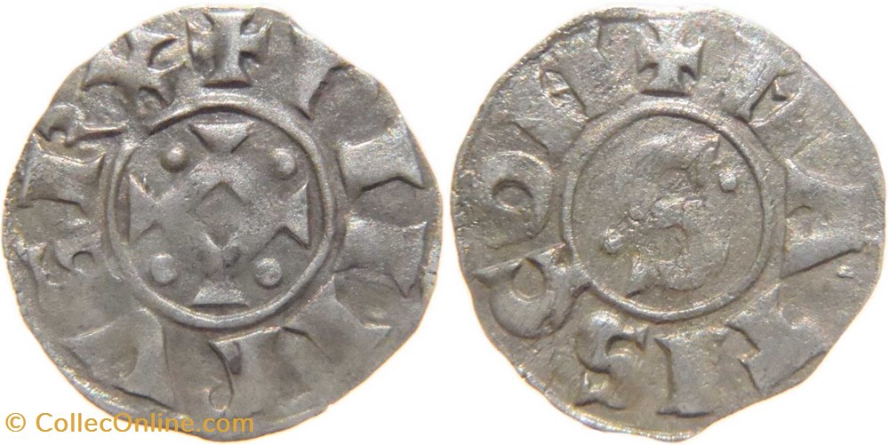 Mâcon 1137-1239 denier au "S" cantonné au nom de Philippe Ier coin cassé MATISÇON monnaies europe medievale france feodales macon 1137 1239 denier au s cantonne au nom de philippe ier coin casse matiscon