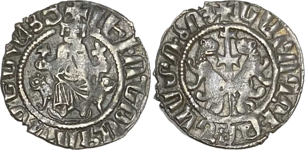 Arménie - royaume de Cilicie vers 1198-1219 tram au nom de Léon Ier monnaies europe medievale etats latins orient armenie royaume de cilicie vers 1198 1219 tram au nom de leon ier