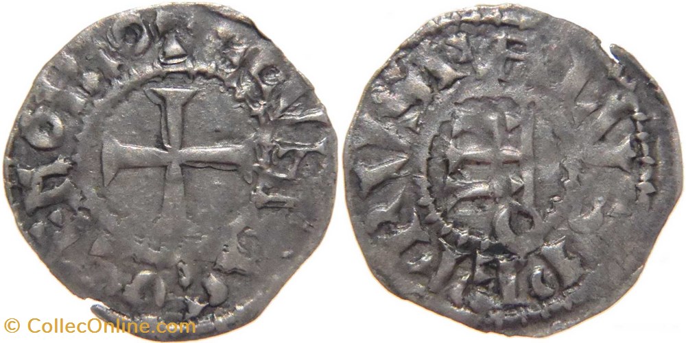 Abbaye de Cluny 1060-1140 denier de type 1b variété 1 de légende de revers fautée monnaies europe medievale france feodales abbaye de cluny 1060 1140 denier de type 1b variete 1 de legende de revers fautee