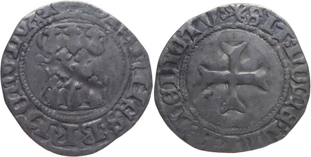 monnaies europe medievale france feodales rennes duche de bretagne 1430 1440 blanc a la targe jean v