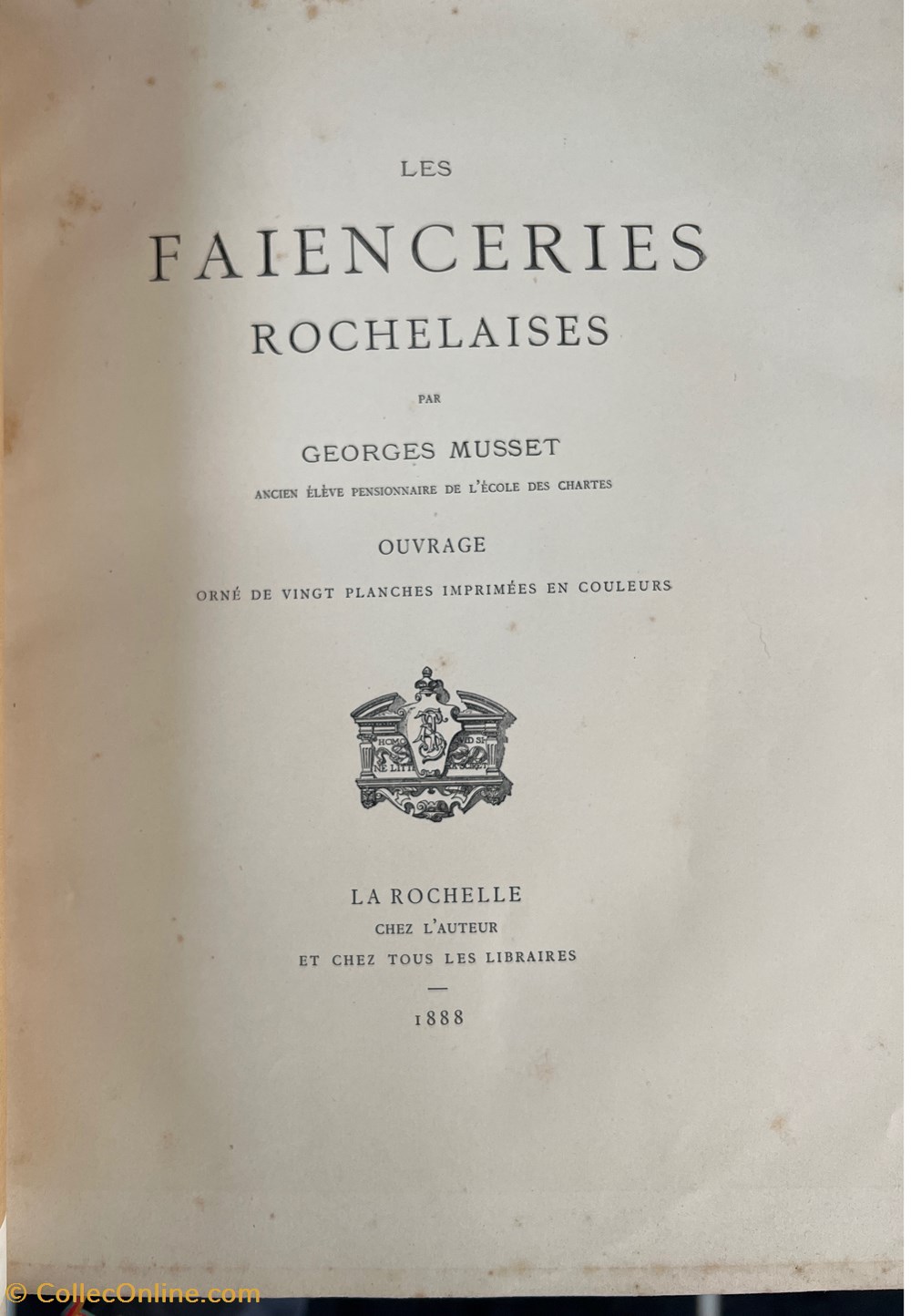 Les faïenceries rochelaises livres bd revues les faienceries rochelaises