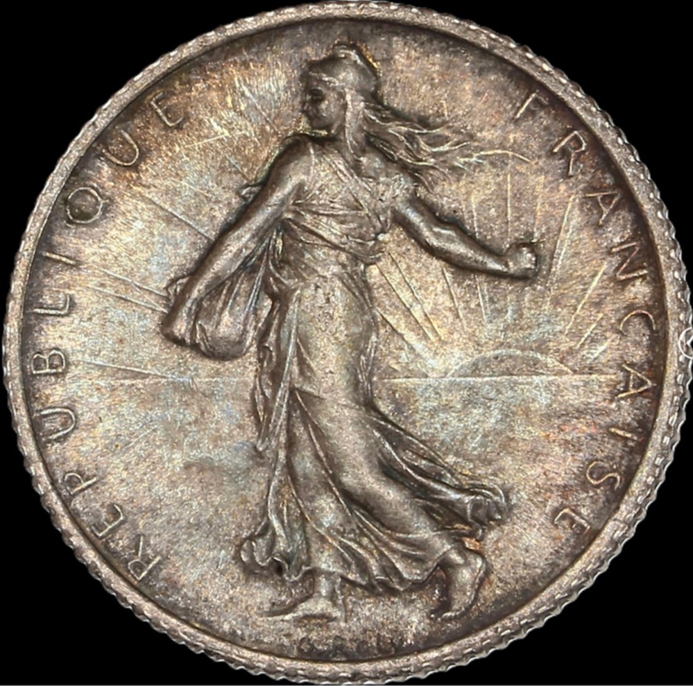 1f 1906 en MS64 monnaies monde france 1f 1906 en ms64