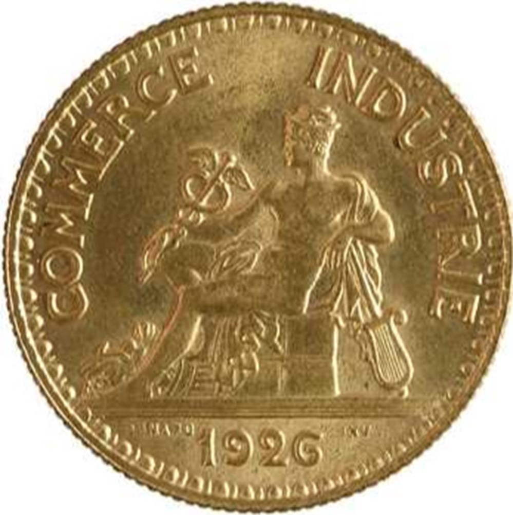 monnaies monde france 1926