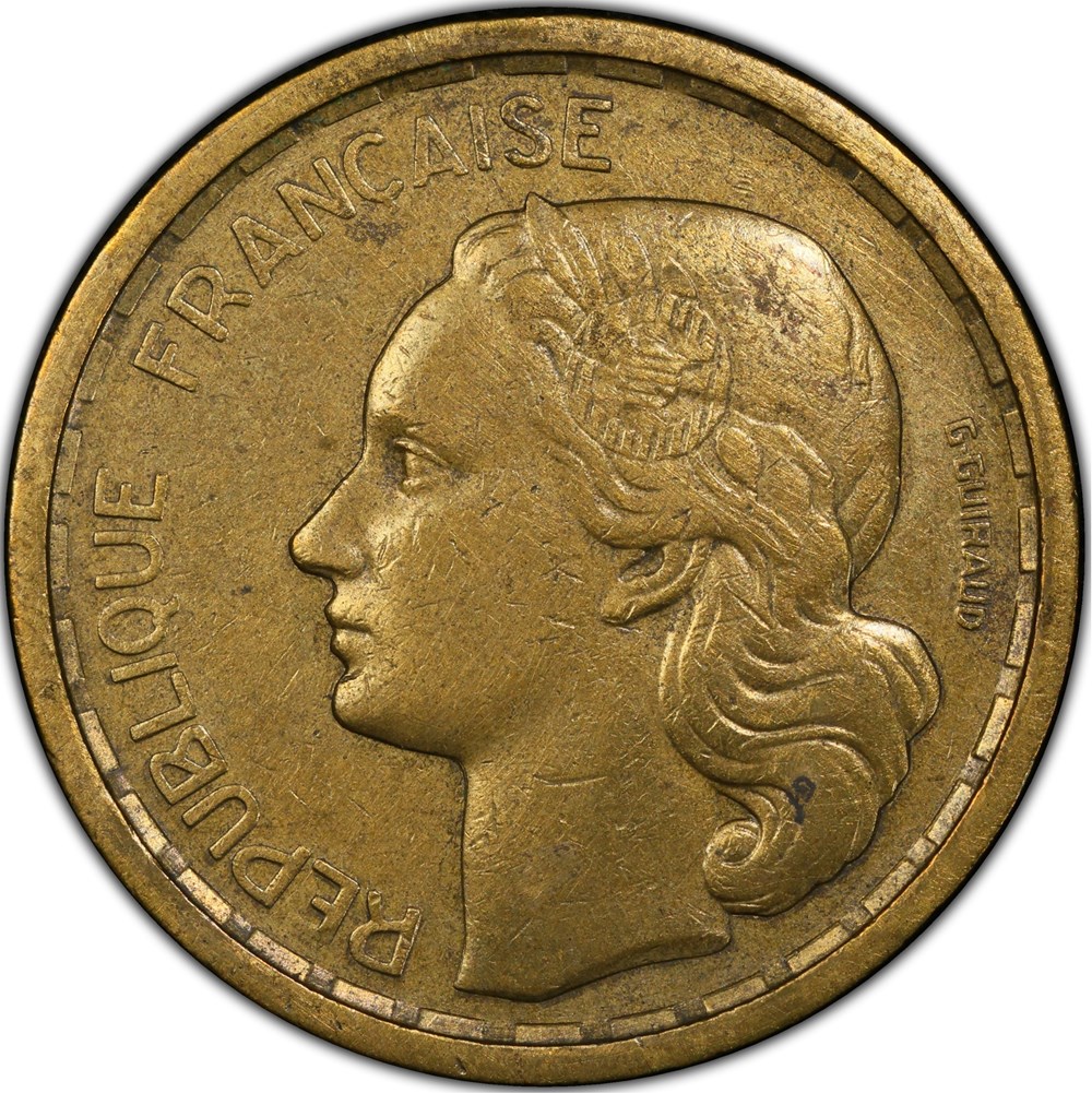 1950 LISTEL LARGE en SP45 monnaies monde france 1950 listel large en sp45