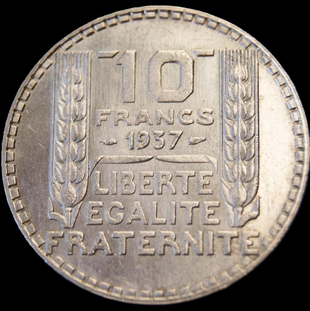 10f 1937 en MS62 monnaies monde france 10f 1937 en ms62