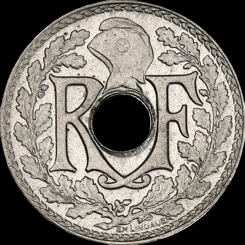 5c 1920 en MS65 monnaies monde france 5c 1920 en ms65