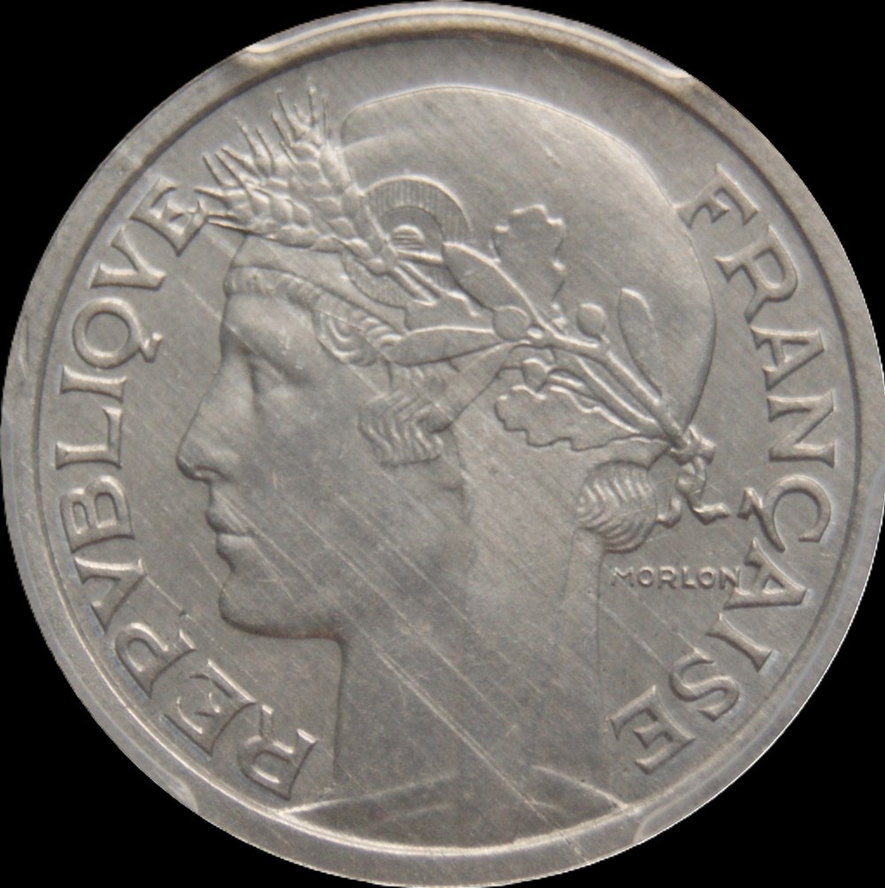 1f 1941 LEGERE en MS64 monnaies monde france 1f 1941 legere en ms64