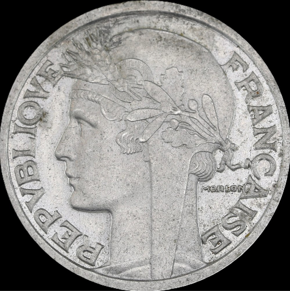 monnaies monde france 2f 1944 en ms61