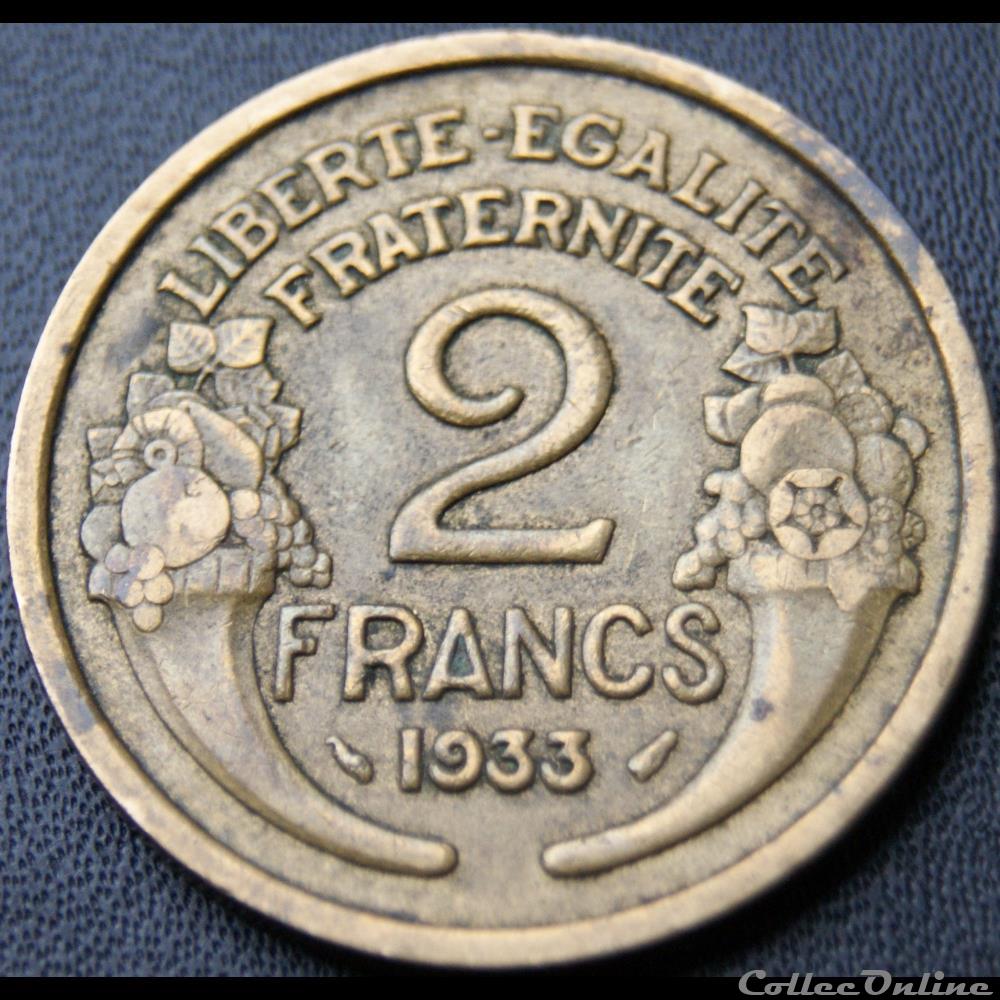 1933 MAIGRE Avers 1 / Revers 2 monnaies monde france 1933 maigre avers 1 revers 2