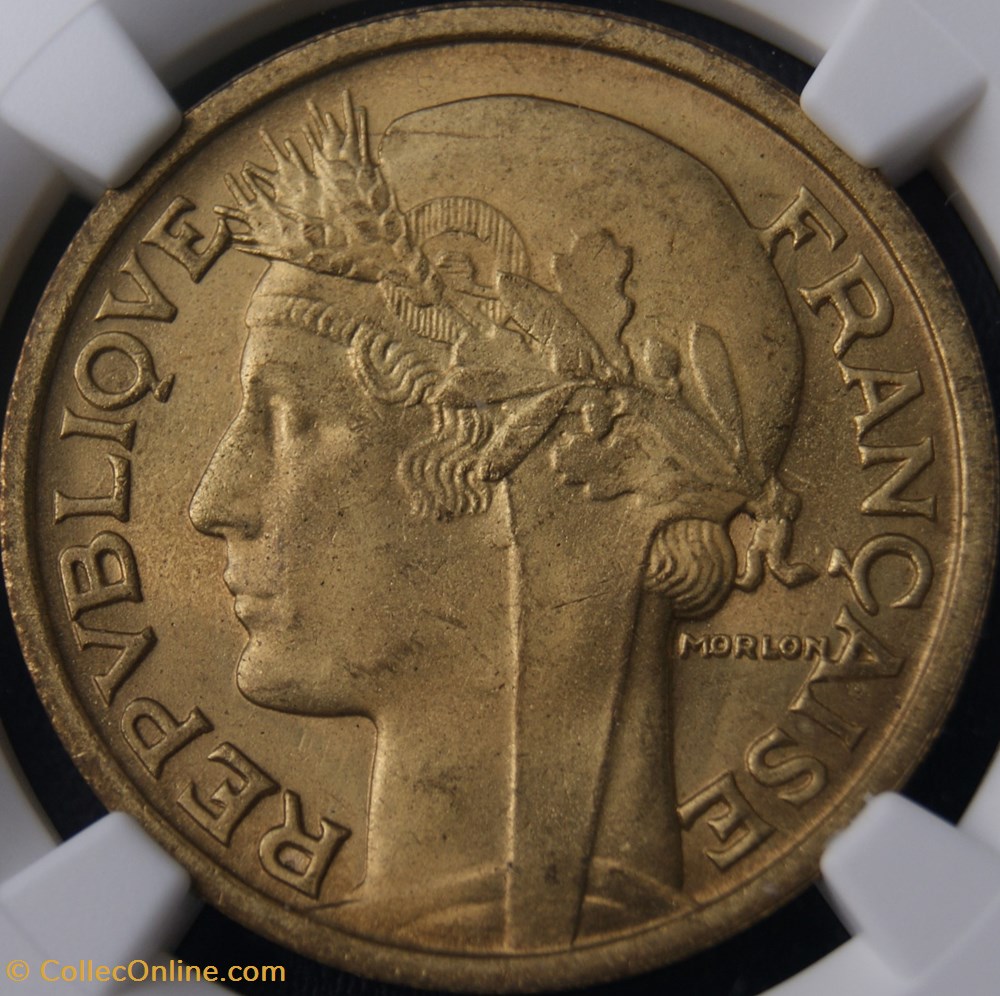 monnaies monde france 1933 gros avers 1 revers 1 en ms66