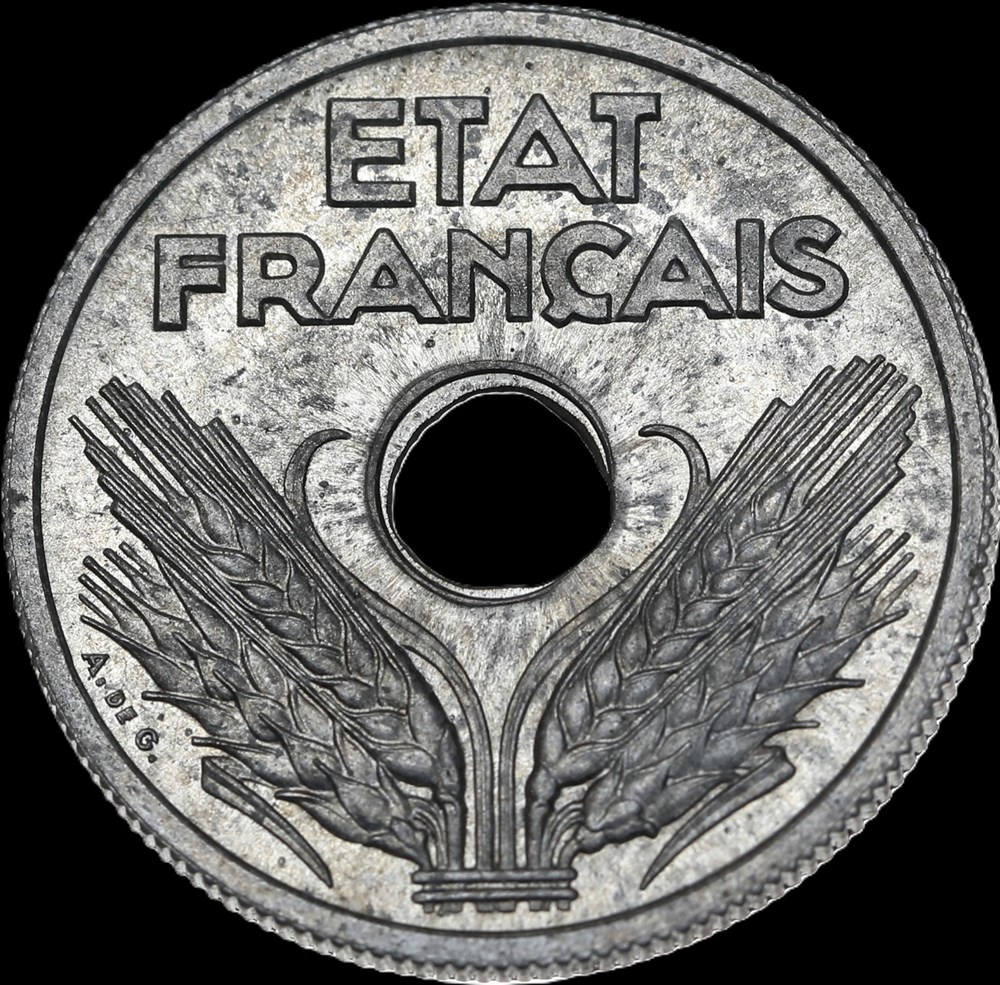 monnaies monde france 10c 1941 gm en ms65