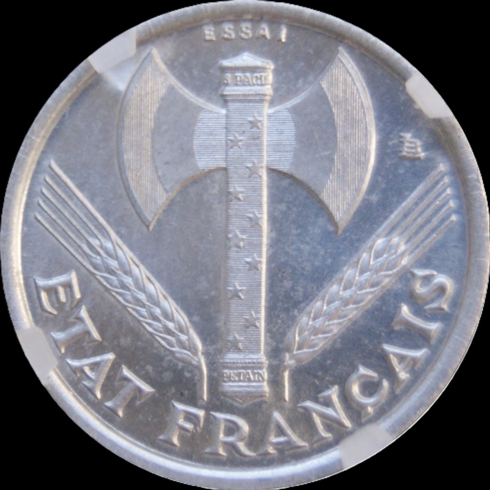 50c 1942 en MS67 monnaies monde france 50c 1942 en ms67