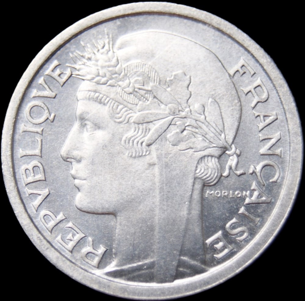 1f 1950B en MS66 monnaies monde france 1f 1950b en ms66