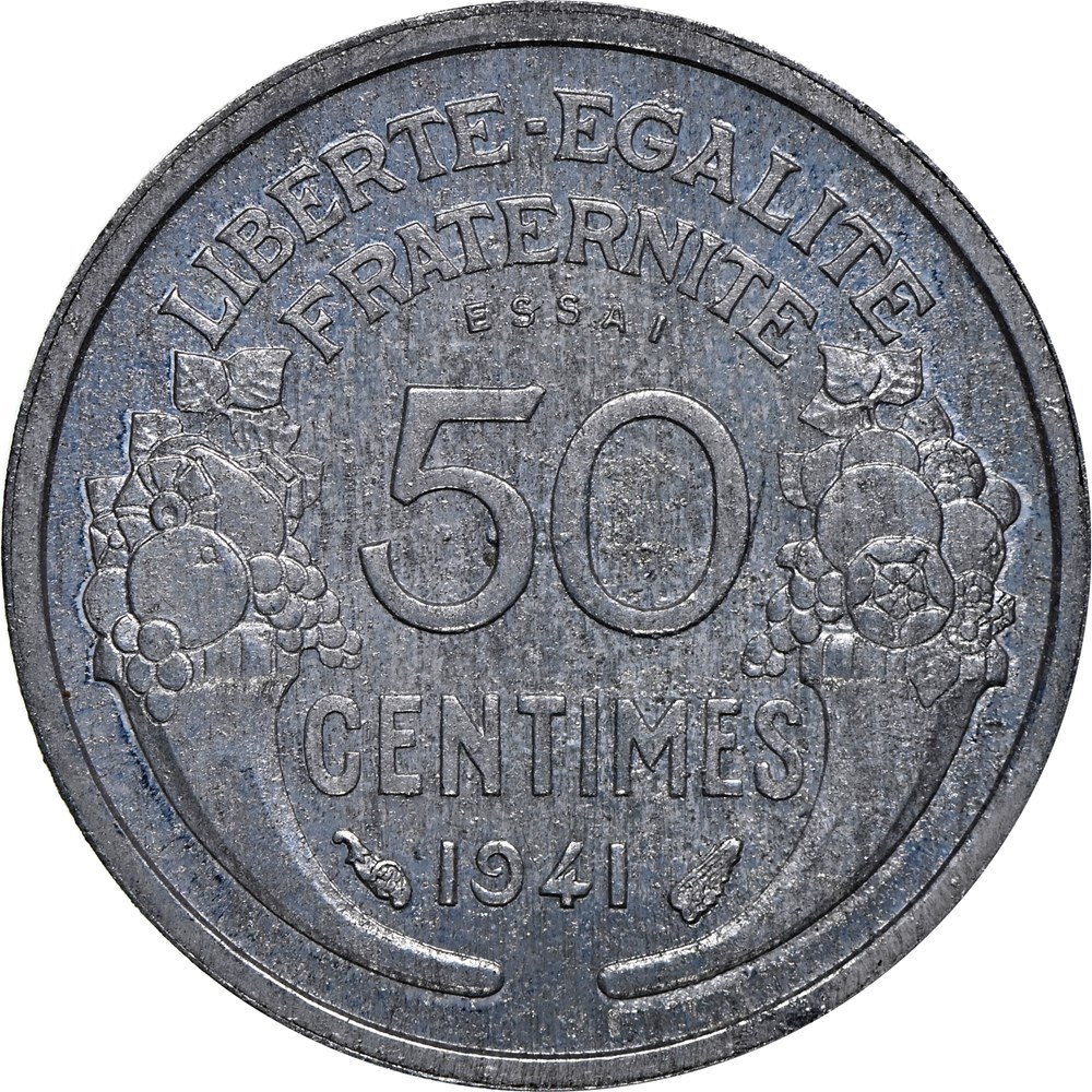 1941 ESSAI lourde en MS63 monnaies monde france 1941 essai lourde en ms63