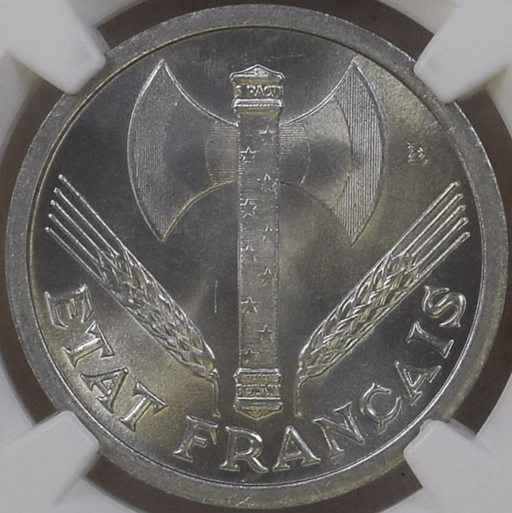 1943 en MS66 monnaies monde france 1943 en ms66