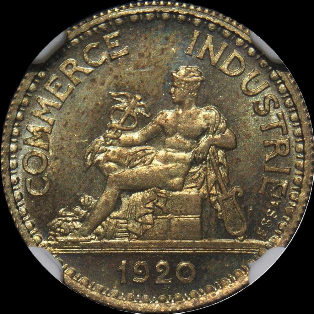 50c 1920 en MS64 monnaies monde france 50c 1920 en ms64