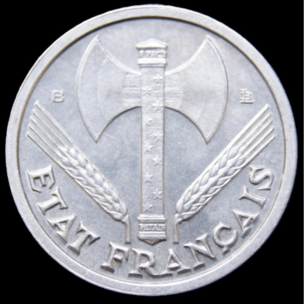1f 1944B en MS64 monnaies monde france 1f 1944b en ms64