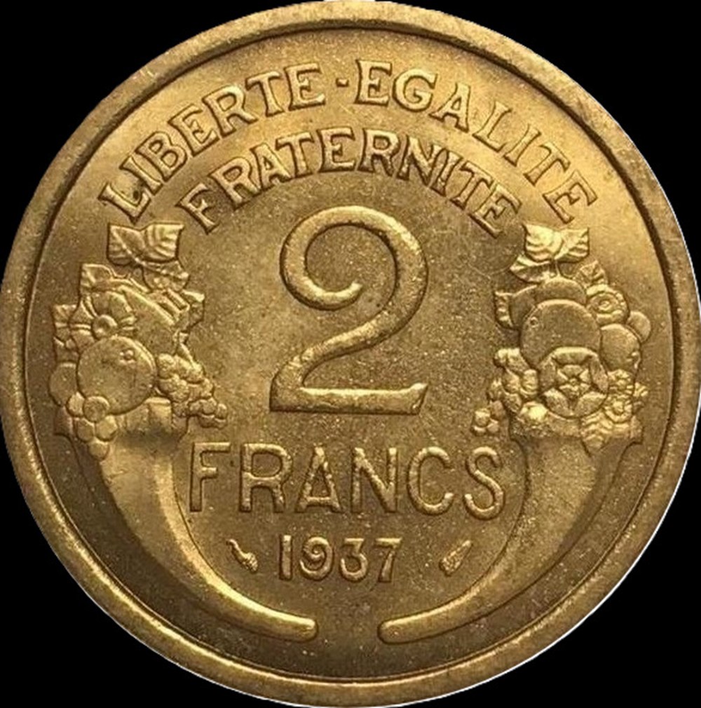 2f 1937 en MS66 monnaies monde france 2f 1937 en ms66