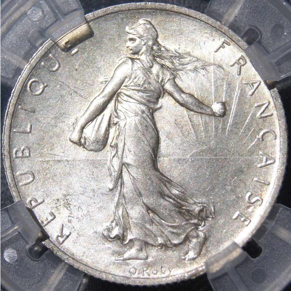 1902 en MS63 monnaies monde france 1902 en ms63
