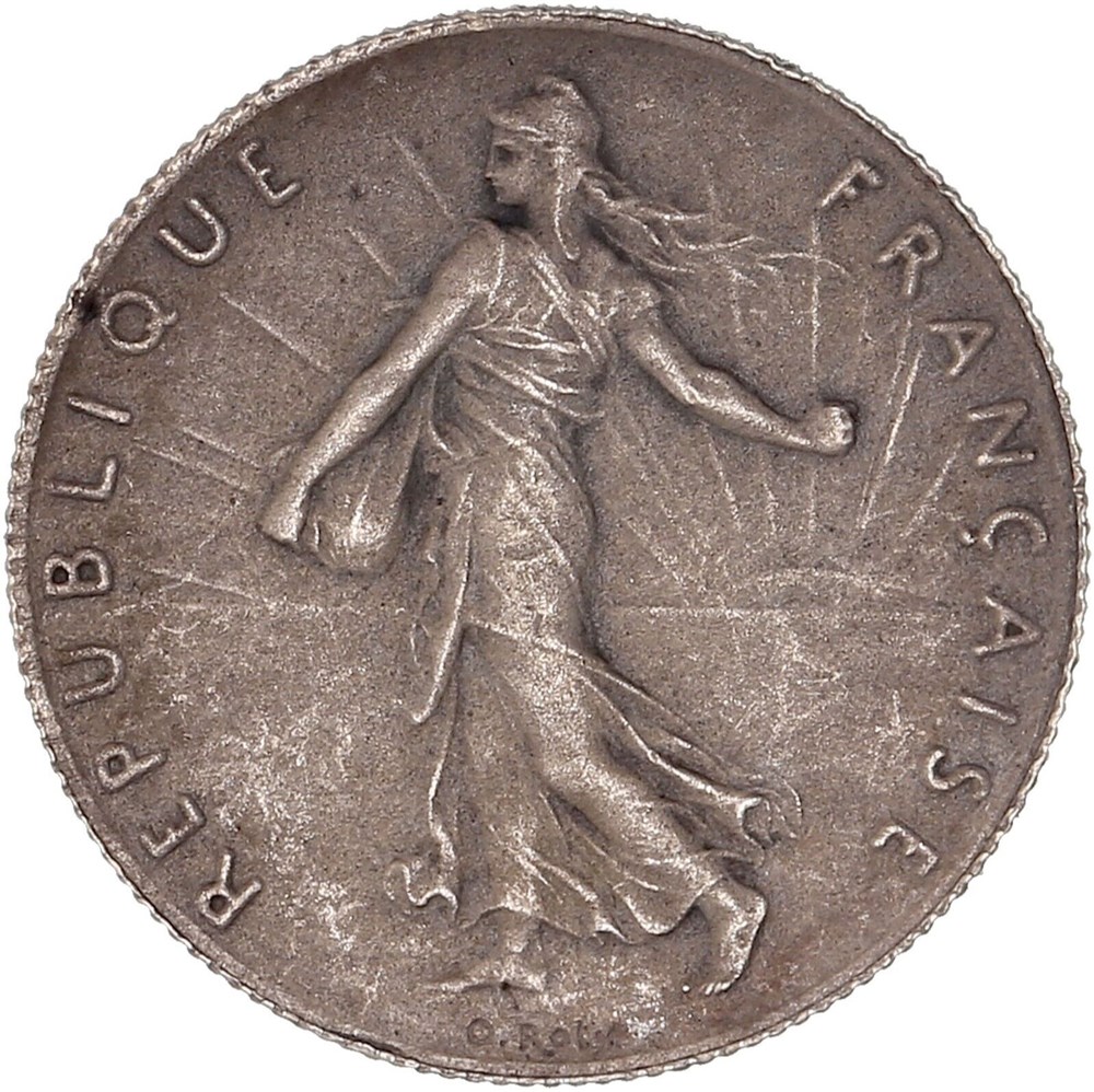 1897 Flan mat en MS65 monnaies monde france 1897 flan mat en ms65