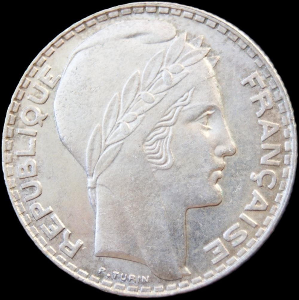 10f 1937 en MS62 monnaies monde france 10f 1937 en ms62