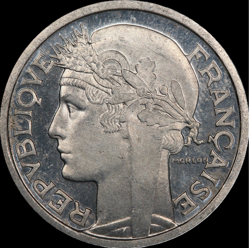 2f 1941 en MS65 monnaies monde france 2f 1941 en ms65