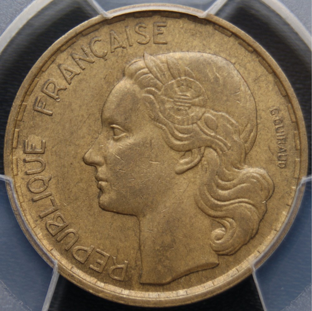 monnaies monde france 1954b en au58