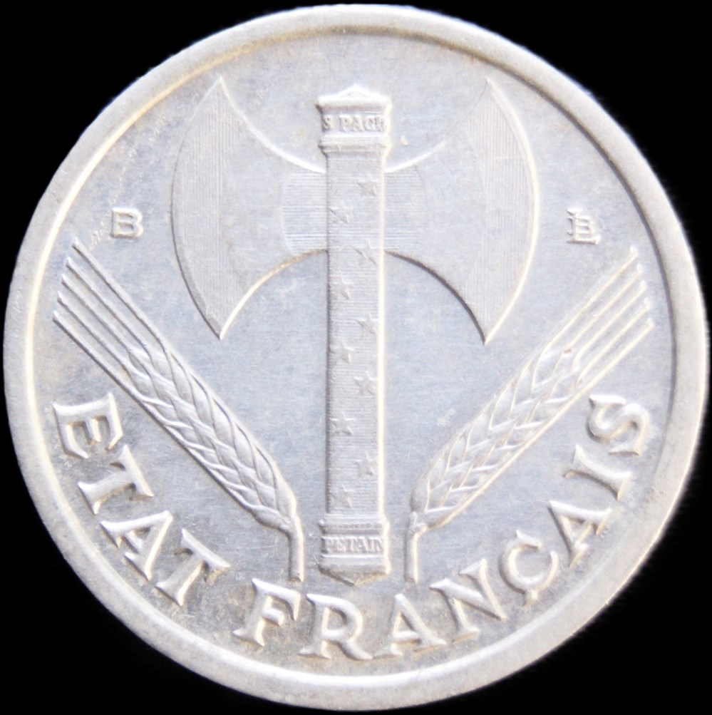monnaies monde france 1f 1943b en au