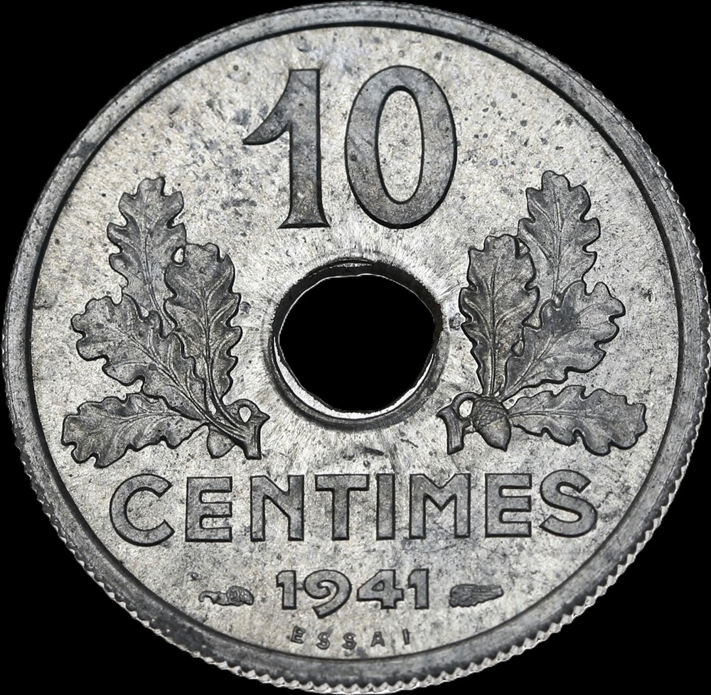 monnaies monde france 10c 1941 gm en ms65