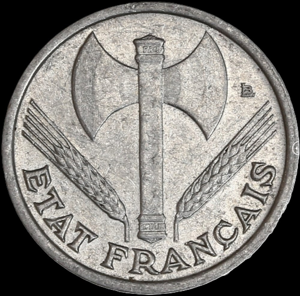 monnaies monde france 50c 1943 lourde en au55