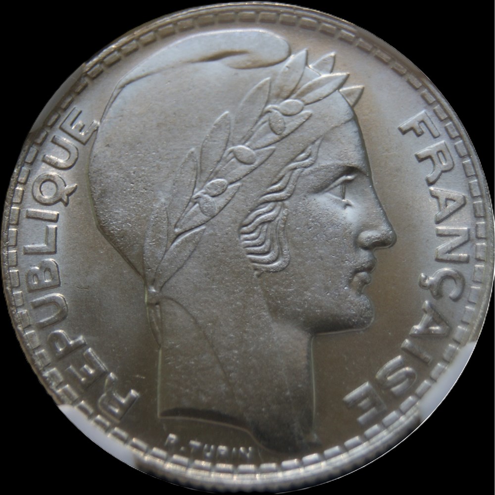10f 1931 en MS67 monnaies monde france 10f 1931 en ms67