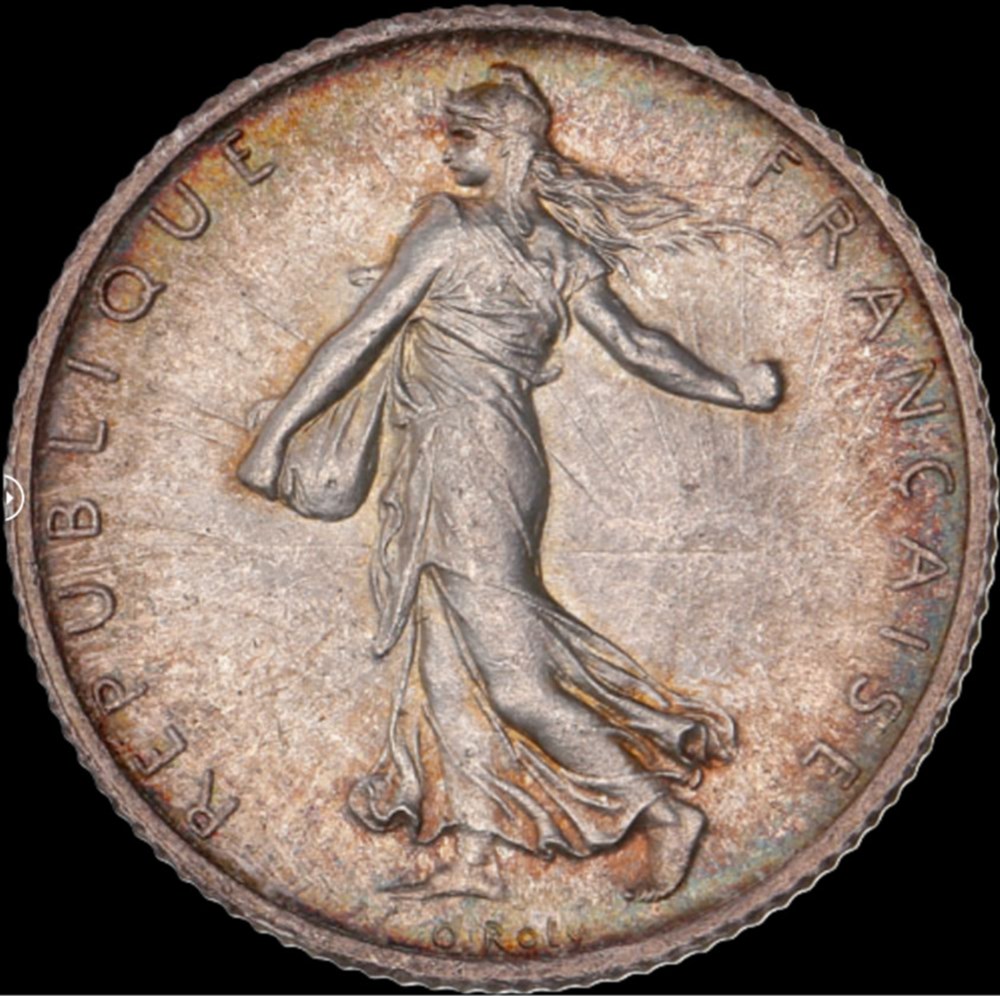1f 1898 en MS65 monnaies monde france 1f 1898 en ms65