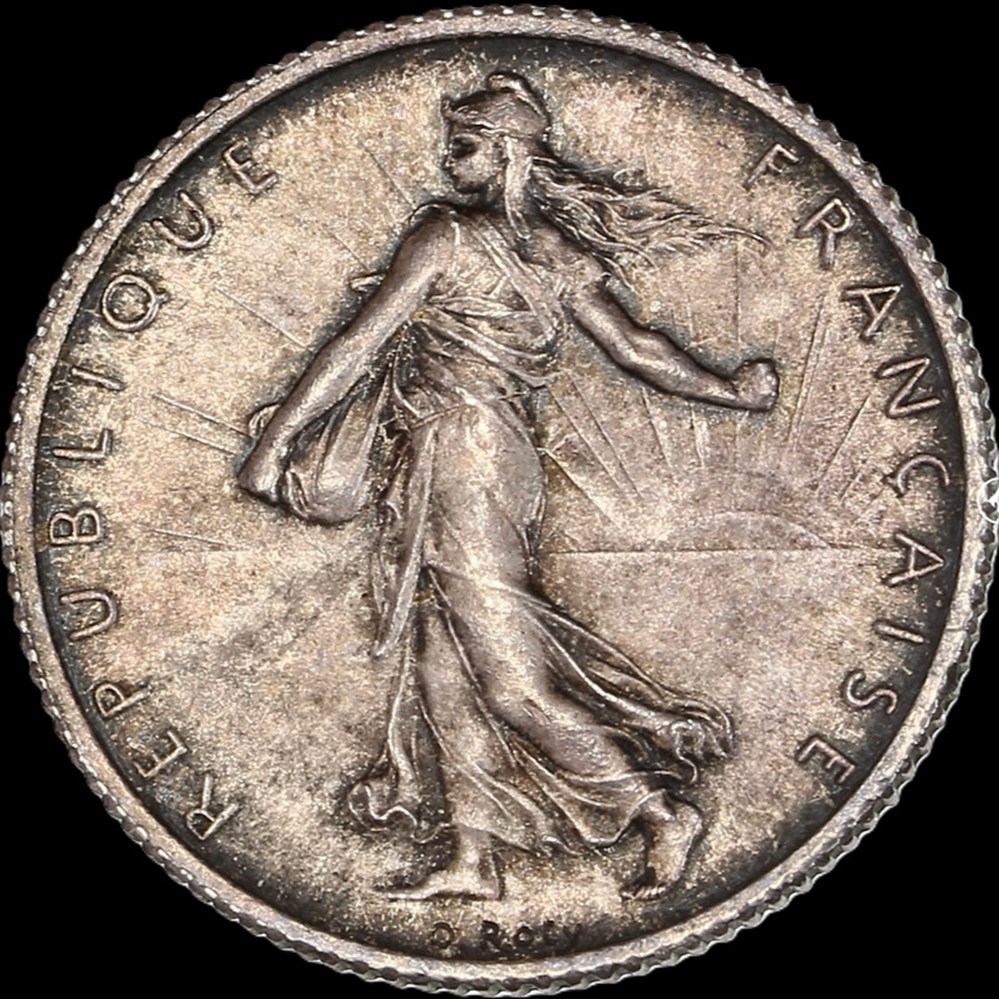 1f 1902 en MS66 monnaies monde france 1f 1902 en ms66