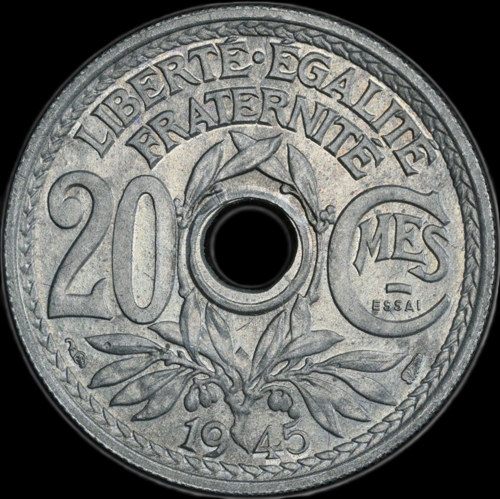 monnaies monde france 20c 1945 en ms66