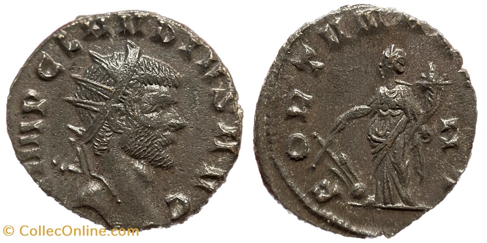 Claudius II - Rome RIC Temp 496 coins ancient to romans imperial and republican claudius ii rome ric temp 496