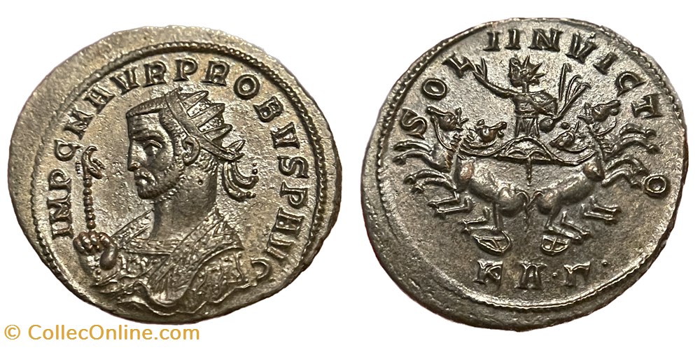 Probus - Serdica RIC 864 3rd Officina coins ancient to romans imperial and republican probus serdica ric 864 3rd officina
